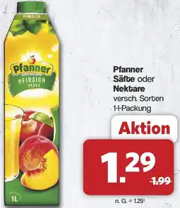 Famila Nord West Pfanner Säfte oder Nektare Angebot