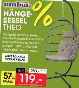 Zurbrüggen Ambia garden hängesessel theo Angebot