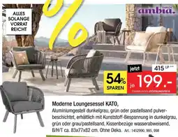Zurbrüggen Ambia garden moderne loungesessel kato Angebot