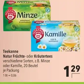 CITTI Markt Teekanne Natur Fruchte- oder Krautertees je Packung Angebot