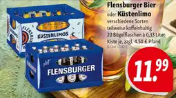 Nah & Frisch Flensburger Bier oder Küstenlimo Angebot