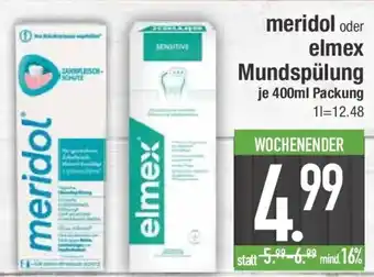 E-Center meridol oder elmex Mundspülung Angebot