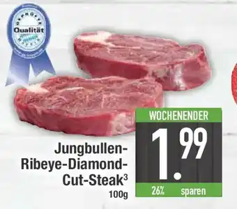 E-Center Jungbullen- Ribeye-Diamond- Cut-Steak Angebot