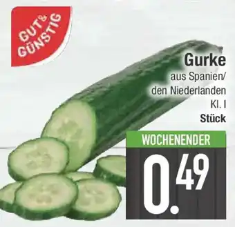 E-Center GUT& GÜNSTIG Gurke Angebot