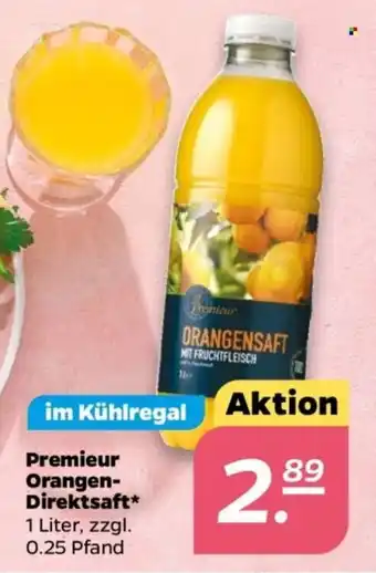 Netto Premieur Orangen- Direktsaft Angebot
