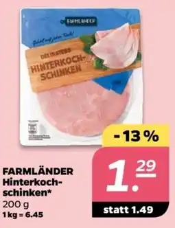 NETTO FARMLÄNDER Hinterkoch schinken Angebot