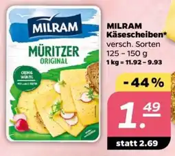 NETTO MILRAM Käsescheiben Angebot