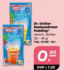 NETTO Dr. Oetker Seelenwärmer Pudding Angebot