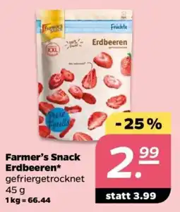 NETTO Farmer's Snack Erdbeeren Angebot