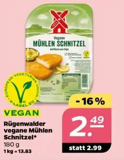 NETTO Rügenwalder vegane Mühlen Schnitzel Angebot