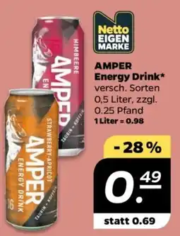 NETTO AMPER Energy Drink Angebot