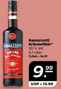 NETTO Ramazzotti Kräuterlikör Angebot