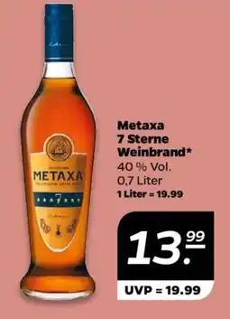 NETTO Metaxa 7 Sterne Weinbrand Angebot