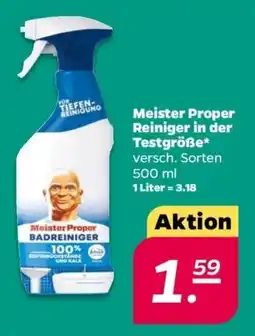 NETTO Meister Proper Reiniger in der Testgröße Angebot