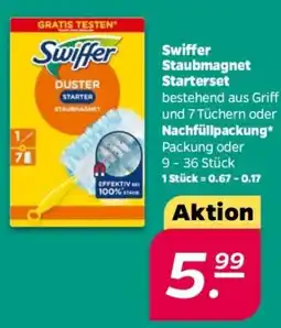 NETTO Swiffer Staubmagnet Starterset oder Nachfullpackung Angebot