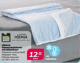 NETTO HJEMJA Sommerbettdecke mit Kühleffekt Angebot