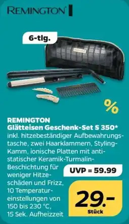 NETTO REMINGTON Glätteisen Geschenk-Set S 350 Angebot