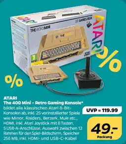 NETTO ATARI The 400 Mini - Retro Gaming Konsole Angebot
