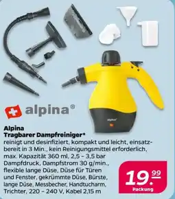 NETTO Alpina Tragbarer Dampfreiniger Angebot