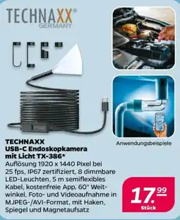 NETTO TECHNAXX USB-C Endoskopkamera mit Licht TX-386 Angebot