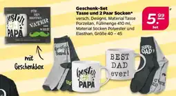 NETTO Geschenk-Set Tasse und 2 Paar Socken Angebot