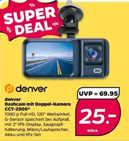 NETTO denver Dashcam mit Doppel-Kamera CCT-2500 Angebot