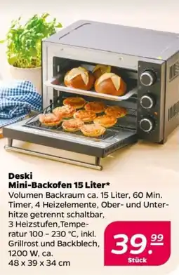 NETTO Deski Mini-Backofen Angebot