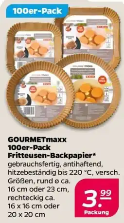 NETTO GOURMETmaxx 100er-Pack Fritteusen-Backpapier Angebot