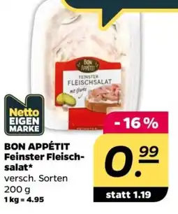 NETTO BON APPETIT Feinster Fleischsalat Angebot