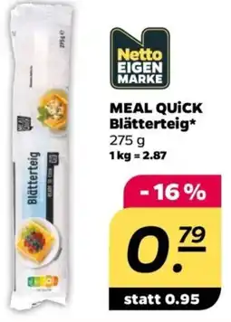 NETTO MEAL QUICK Blätterteig Angebot