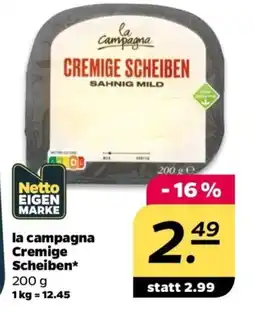 NETTO la campagna Cremige Scheiben Angebot
