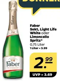 NETTO Faber Sekt, Light Life White oder Limoncello Spritz Angebot