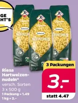 NETTO Riesa Hartweizennudeln Angebot