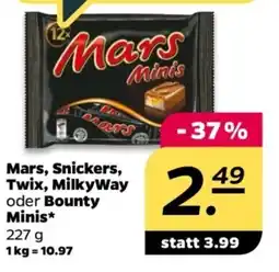 NETTO Mars, Snickers, Twix, MilkyWay oder Bounty Minis Angebot