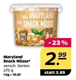 NETTO Maryland Snack Nüsse Angebot