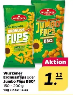 NETTO Wurzener Erdnussflips oder Jumbo Flips BBQ Angebot