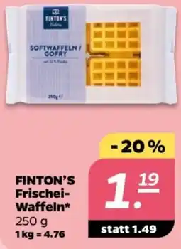 NETTO FINTON'S Frischei- Waffeln Angebot