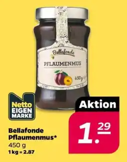 NETTO Bellafonde Pflaumenmus Angebot
