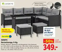 Lidl JUSKYS Gartenlounge Angebot
