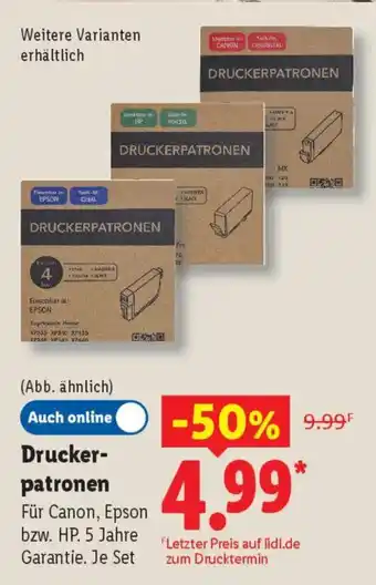 Lidl Druckerpatronen Angebot