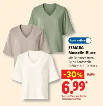 Lidl ESMARA Musselin-Bluse Angebot