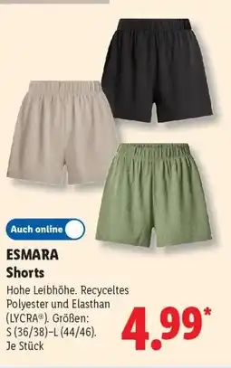 Lidl ESMARA Shorts Angebot