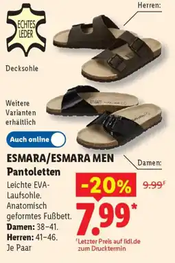 Lidl ESMARA/ESMARA MEN Pantoletten Angebot