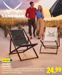 Lidl SANSIBAR Liegestuhl Angebot
