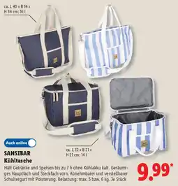 Lidl SANSIBAR Kühltasche Angebot