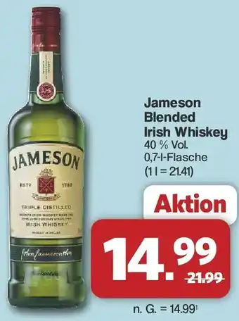 Famila Nord West Jameson Blended Irish Whiskey Angebot