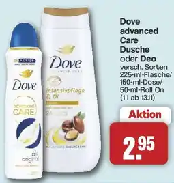 Famila Nord West Dove advanced Care Dusche oder Deo Angebot