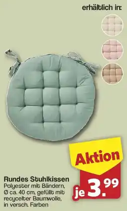 Famila Nord West Rundes Stuhlkissen Angebot