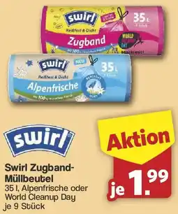 Famila Nord West Swirl Zugband Müllbeutel Angebot