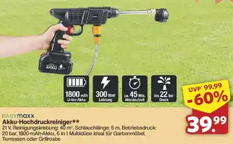 Famila Nord West EASYmaxx Akku-Hochdruckreiniger Angebot